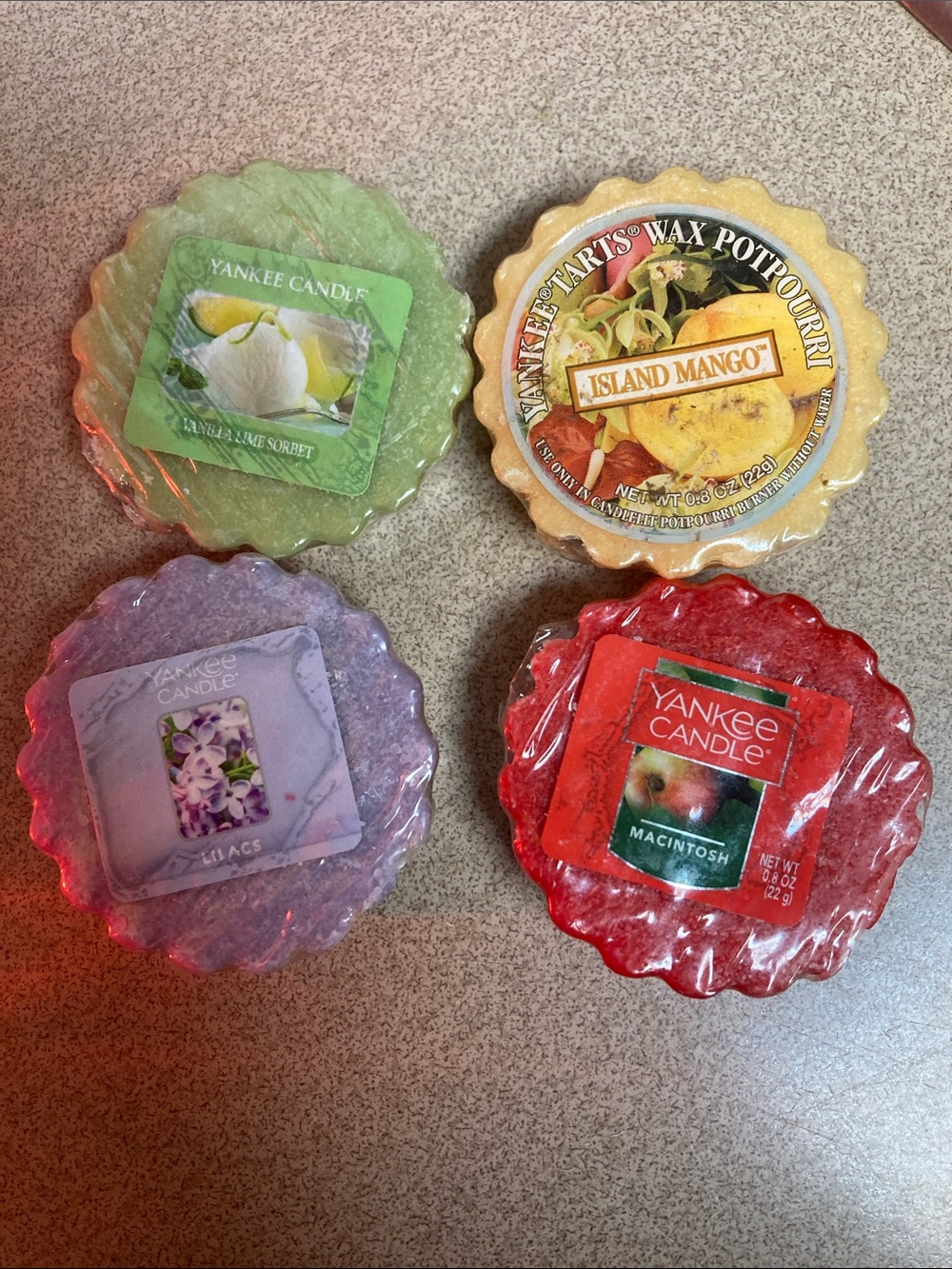 Yankee Candle Colorful Wax Tart Four-Pack